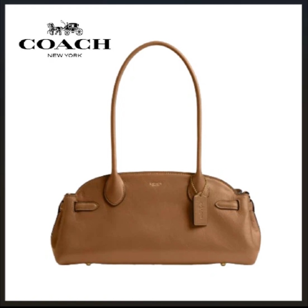 NEW Coach Empire 34 Honey Glazed Leather Bag